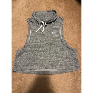 Under armour sleeveless sweatshirt size M